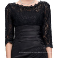 Grace Karin Elegante Black Long Sleeve Lace Prom Dresses CL4524-1